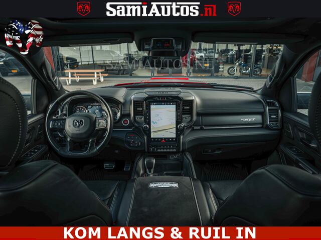 Dodge RAM PICKUP TRX HELLCAT | 6.2 V8 702PK | FLAME RED | BOM VOL | CARBON | RAMBAR | HUD | LPG | BEAD-LOCK WHEELS | CREW CAB 5 PERSOONS | BEDRIJFS AUTO DUBBELE CABINE DC |