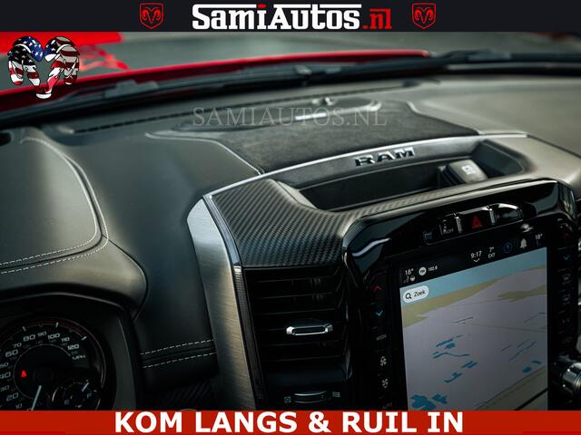 Dodge RAM PICKUP TRX HELLCAT | 6.2 V8 702PK | FLAME RED | BOM VOL | CARBON | RAMBAR | HUD | LPG | BEAD-LOCK WHEELS | CREW CAB 5 PERSOONS | BEDRIJFS AUTO DUBBELE CABINE DC |
