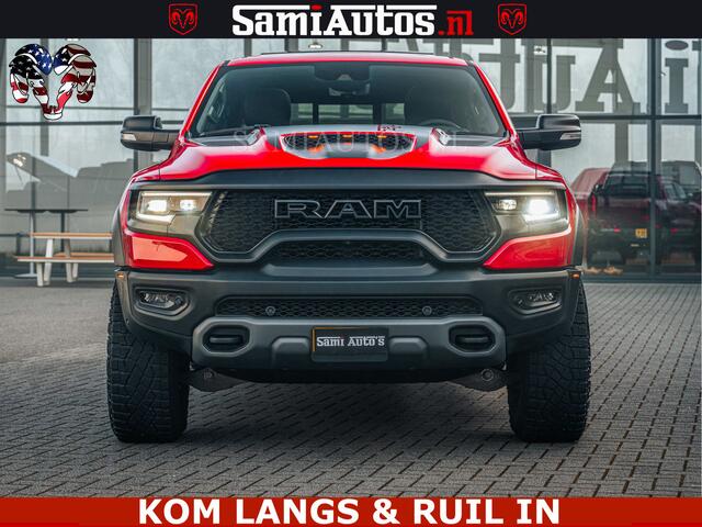 Dodge RAM PICKUP TRX HELLCAT | 6.2 V8 702PK | FLAME RED | BOM VOL | CARBON | RAMBAR | HUD | LPG | BEAD-LOCK WHEELS | CREW CAB 5 PERSOONS | BEDRIJFS AUTO DUBBELE CABINE DC |