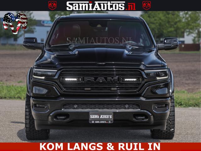 Dodge RAM PICKUP BLACK BEAST HULK 5.7 V8 | HUD | WIDE BODY | BOM VOL | CREW CAB DUBBELE CABINE | 5 PERSOONS | MEGA DIKKE LIMITED BLACK ON BLACK | ZO GOED ALS NIEUW |