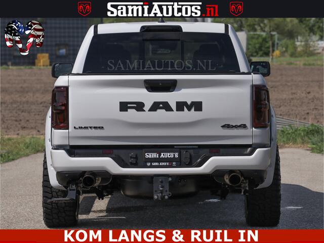 Dodge RAM PICKUP LIMITED H.O 540PK 706Nm | Massage + Full Option | De Meest Luxe en Volle Pick-Up in zijn Klasse | Comfortabele Dubbele Cabine met Royale 5 Zitplaatsen | BPM vrij | Nu Leverbaar uit Voorraad | Voorraad Nr 2336 - 7700
