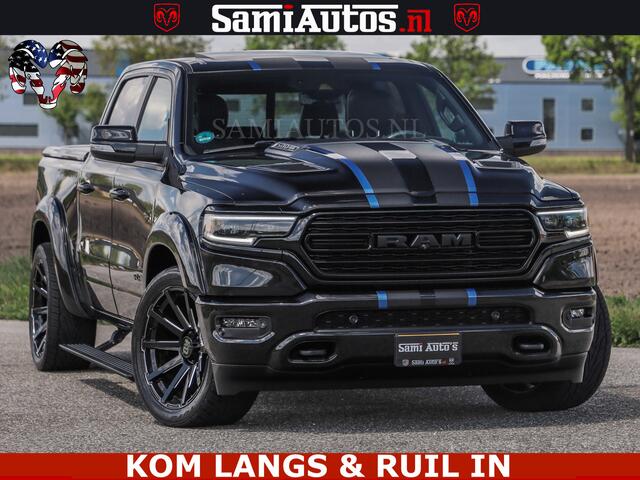 Dodge RAM PICKUP HULK PACK LIMITED | 5.7 V8 | WIDE BODY | STRIPING | HUD | LUCHTVERING | OPEN UITLAAT KLEP | BOM VOL CREW CAB | DUBBELE CABINE | DC | 5 PERSOONS |