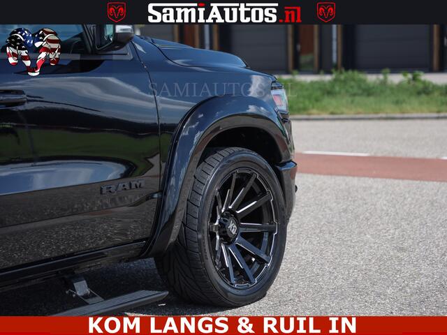 Dodge RAM PICKUP HULK PACK LIMITED | 5.7 V8 | WIDE BODY | STRIPING | HUD | LUCHTVERING | OPEN UITLAAT KLEP | BOM VOL CREW CAB | DUBBELE CABINE | DC | 5 PERSOONS |