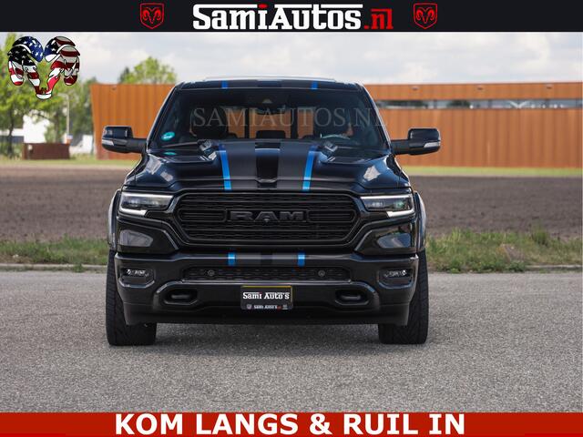 Dodge RAM PICKUP HULK PACK LIMITED | 5.7 V8 | WIDE BODY | STRIPING | HUD | LUCHTVERING | OPEN UITLAAT KLEP | BOM VOL CREW CAB | DUBBELE CABINE | DC | 5 PERSOONS |