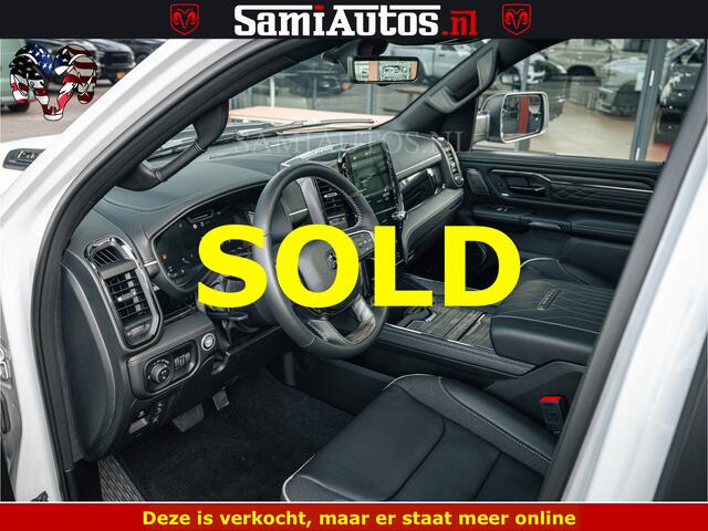 Dodge RAM PICKUP LIMITED H.O 540PK 706Nm | Massage + Full Option | De Meest Luxe en Volle Pick-Up in zijn Klasse | Comfortabele Dubbele Cabine met Royale 5 Zitplaatsen | BPM vrij | Nu Leverbaar uit Voorraad | Voorraad Nr 2298 - 7479