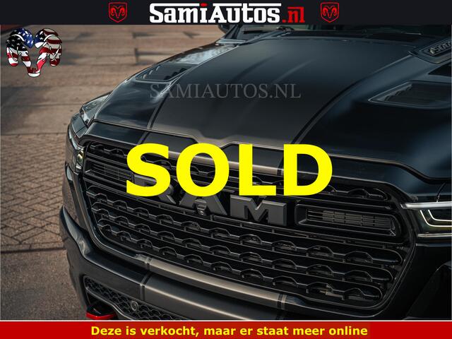 Dodge RAM PICKUP Limited SPORT H.O 540HP 706Nm | Massage + Full Option | De Meest Luxe en Volle Pick-Up in zijn Klasse | Comfortabele Dubbele Cabine met Royale 5 Zitplaatsen | BPM vrij | Nu Leverbaar uit Voorraad | Voorraad Nr 2348 - 5158