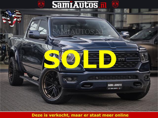 Dodge RAM PICKUP SPORT | 5.7 V8 4x4 HEMI | PANORAMA DAK | GROOTSCHEM 12 INCH | LPG | Patriot Blue CREW CAB | DUBBELE CABINE | 5 PERSOONS | DC | VOORRAAD NR 2560 - 3327