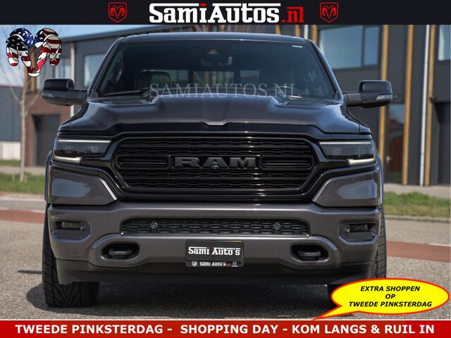 Dodge RAM PICKUP LIMITED | 5.7 V8 HEMI 402PK | TUFF WIELEN | MEEST VOLLE LIMITED | PRACHTIGE KLEUR GRANITE CRYSTAL PEARL | CREW CAB | DUBBELE CABINE DC 5 PERSOONS | CREW CAB 5 PERSOONS | DUBBELE CABINE DC | MEEST ROYALE EN COMFORTABELE BEDRIJFSAUTO | HEAD-UP | LUCHTVERING
