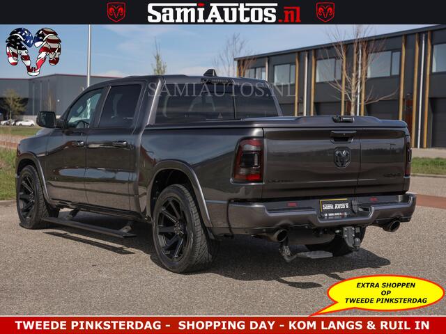 Dodge RAM PICKUP LIMITED | 5.7 V8 HEMI 402PK | TUFF WIELEN | MEEST VOLLE LIMITED | PRACHTIGE KLEUR GRANITE CRYSTAL PEARL | CREW CAB | DUBBELE CABINE DC 5 PERSOONS | CREW CAB 5 PERSOONS | DUBBELE CABINE DC | MEEST ROYALE EN COMFORTABELE BEDRIJFSAUTO | HEAD-UP | LUCHTVERING