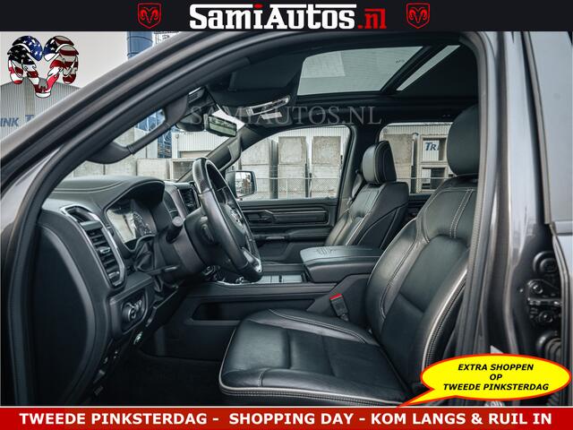 Dodge RAM PICKUP LIMITED | 5.7 V8 HEMI 402PK | TUFF WIELEN | MEEST VOLLE LIMITED | PRACHTIGE KLEUR GRANITE CRYSTAL PEARL | CREW CAB | DUBBELE CABINE DC 5 PERSOONS | CREW CAB 5 PERSOONS | DUBBELE CABINE DC | MEEST ROYALE EN COMFORTABELE BEDRIJFSAUTO | HEAD-UP | LUCHTVERING