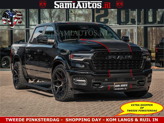 Dodge RAM PICKUP HULK | Limited Night H.O 540HP 706Nm | Massage + Full Option | De Meest Luxe en Volle Pick-Up in zijn Klasse | Hulk Pack is meer prijs | Comfortabele Dubbele Cabine met Royale 5 Zitplaatsen | BPM vrij | Nu Leverbaar uit Voorraad | Voorraad Nr 2357 - 5182