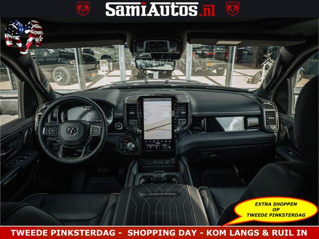 Dodge RAM PICKUP HULK | Limited Night H.O 540HP 706Nm | Massage + Full Option | De Meest Luxe en Volle Pick-Up in zijn Klasse | Hulk Pack is meer prijs | Comfortabele Dubbele Cabine met Royale 5 Zitplaatsen | BPM vrij | Nu Leverbaar uit Voorraad | Voorraad Nr 2357 - 5182