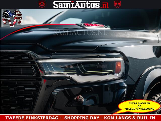 Dodge RAM PICKUP HULK | Limited Night H.O 540HP 706Nm | Massage + Full Option | De Meest Luxe en Volle Pick-Up in zijn Klasse | Hulk Pack is meer prijs | Comfortabele Dubbele Cabine met Royale 5 Zitplaatsen | BPM vrij | Nu Leverbaar uit Voorraad | Voorraad Nr 2357 - 5182