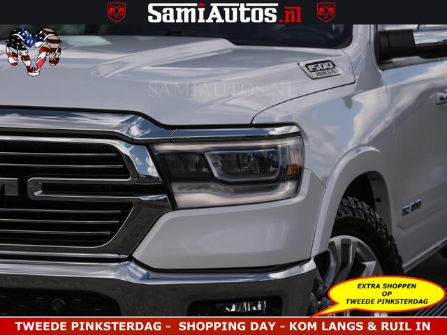 Dodge RAM PICKUP BOM VOL | 5.7 V8 HEMI 402 PK | LUCHTVERING | ADAPTIVE CRUISE | PANODAK | 360 CAMERA | OPEN UITLAAT KLEP | CREW CAB | DUBBELE CABINE | 5 PERSOONS | DC |