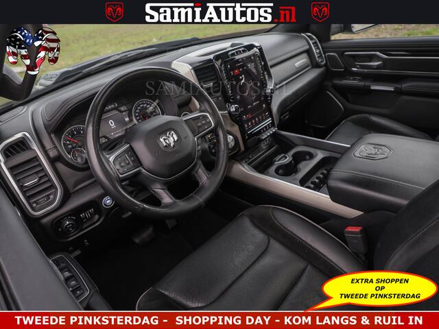 Dodge RAM PICKUP BLACK OPS | 5.7 V8 4x4 | SPORT NIGHT EDITION | PANORAMA DAK | COMFORT STOELEN | 22 INCH WIELEN | OPEN UITLAAT KLEP ELEKTR | CREW CAB 5 ZIT PLAATSEN | DUBBELE CABINE | DC | Eerste Eigenaar | Origineel Nederlandse auto |