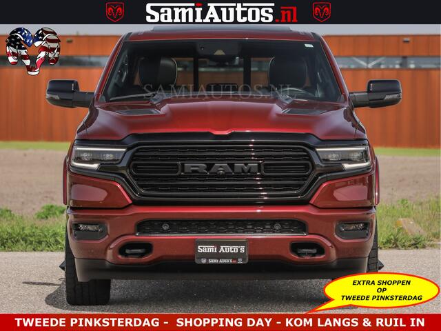 Dodge RAM PICKUP DELMONICO | LIMITED NIGHT 5.7 V8 | BOM VOL | HUD | LUCHTVERING | MEEST LUXE DUBBELE CABINE | 5 PERSOONS | ROYALE STOELEN MET LUXE BEKLEDING | DC | GRIJSKENTEKEN | Z.G.A.N | EERSTE EIGENAAR | ORIGINELE NEDERLANDSE AUTO |