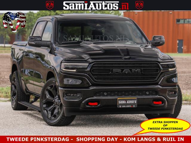 Dodge RAM PICKUP BLACK OPS LIMITED 5.7 V8 4x4 | HUD | LUCHTVERING | BOM VOL | CREW CAB | DUBBELE CABINE | 5 PERSOONS | DC |