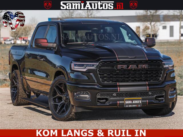 Dodge RAM PICKUP Limited H.O 540HP 706Nm | Massage + Full Option | De Meest Luxe en Volle Pick-Up in zijn Klasse | Comfortabele Dubbele Cabine met Royale 5 Zitplaatsen | BPM vrij | Nu Leverbaar uit Voorraad | Voorraad Nr 2304 - 8540