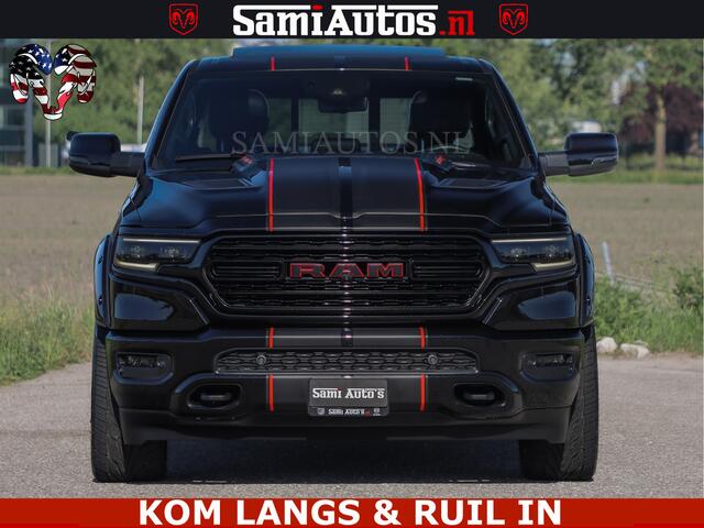 Dodge RAM PICKUP HULK 5.7 V8 402PK | LIMITED EDITION | HUD | LUCHTVERING | BLACK ON BLACK | STRIPING | WIDE BODY | BREDE WIELEN | BOM VOL CREW CAB DUBBELE CAINE 5 PERSOONS UITVOERING | TOP STAAT |