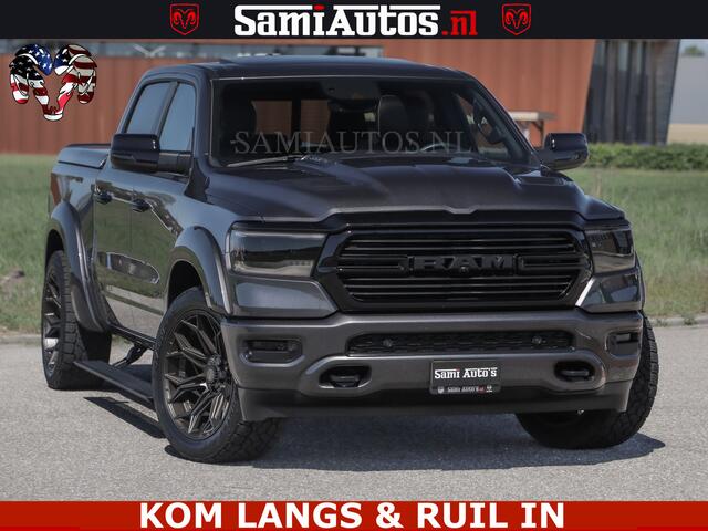Dodge RAM PICKUP HULK PACK | 360 CAMERA | ADAPTIVE CRUSE | PANODAK | VOLLE UITVOERING | LARAMIE NIGHT | 5.7 V8 HEMI 402PK 4x4 | CREWCAB 5 PERSOONS | GRIJSKENTEKEN | Granite Crystal Metallic Mijn Voorraad Nr 1998 - 24130