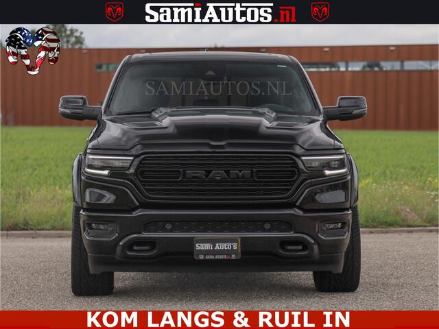 Dodge RAM PICKUP LIMITED HULK | 5.7 V8 402PK " HEMI | HUD | LUCHTVERING | PANO | MWK KLEP | MEGA VOL | DC | 5 PERS | CREW CAB | DUBBELE CABINE | GRIJSKENETEKN | MEEST COMFORTABELE BEDRIJFSAUTO |