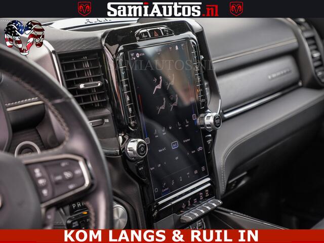 Dodge RAM PICKUP LIMITED HULK | 5.7 V8 402PK " HEMI | HUD | LUCHTVERING | PANO | MWK KLEP | MEGA VOL | DC | 5 PERS | CREW CAB | DUBBELE CABINE | GRIJSKENETEKN | MEEST COMFORTABELE BEDRIJFSAUTO |