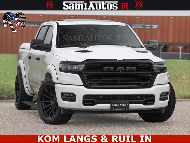 Dodge RAM PICKUP HUD | 420PK | LUCHTVERING | PANO | PASSAGIERSSCHERM | BOM EN BOM VOL | Comfortabele Dubbele Cabine met Royale 5 Zitplaatsen | DODGE RAM PREMIUM LARAMIE EDITION | Voorraad Nr 2230 - 8765
