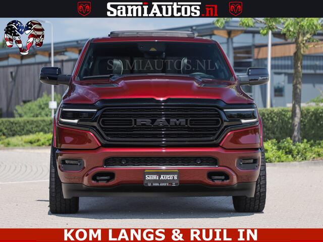 Dodge RAM PICKUP DELMONICO | LIMITED NIGHT 5.7 V8 | BOM VOL | HUD | LUCHTVERING | MEEST LUXE DUBBELE CABINE | 5 PERSOONS | ROYALE STOELEN MET LUXE BEKLEDING | DC | GRIJSKENTEKEN | Z.G.A.N | EERSTE EIGENAAR | ORIGINELE NEDERLANDSE AUTO |
