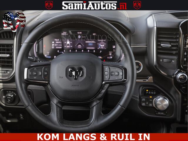 Dodge RAM PICKUP DELMONICO | LIMITED NIGHT 5.7 V8 | BOM VOL | HUD | LUCHTVERING | MEEST LUXE DUBBELE CABINE | 5 PERSOONS | ROYALE STOELEN MET LUXE BEKLEDING | DC | GRIJSKENTEKEN | Z.G.A.N | EERSTE EIGENAAR | ORIGINELE NEDERLANDSE AUTO |