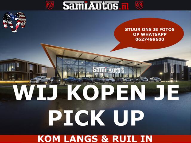 Dodge RAM PICKUP LONGHORN ® EDITION | NEW SADDLE LEATHER | VIRTUAL | HEAD UP | PANODAK | LUCHTVERING | BOM VOL | DC | 5,7L V8 HEMI 402 PK | CREW CAB | DUBBELE CABINE | 4X4 | 5 PERSOONS | GRIJSKENTEKEN | LIMITED