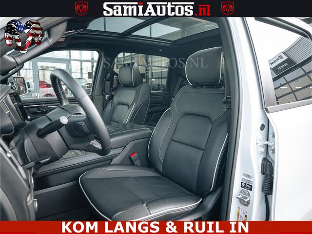 Dodge RAM PICKUP Limited Night 540HP 706Nm | Massage + Full Option | De Meest Luxe en Volle Pick-Up in zijn Klasse | Comfortabele Dubbele Cabine met Royale 5 Zitplaatsen | BPM vrij | Nu Leverbaar uit Voorraad | Voorraad Nr 2351 - 7478 | De specialist in Amerikaanse pick-u
