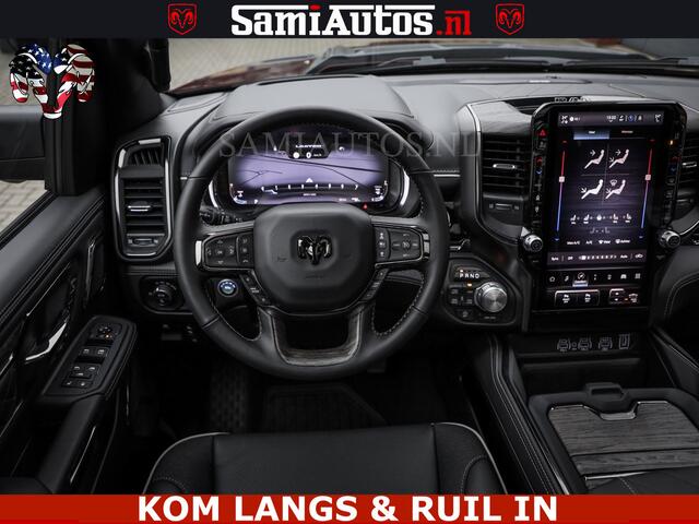 Dodge RAM PICKUP Limited Night High Output 540HP 706Nm | Massage + Full Option | De Meest Luxe en Volle Pick-Up in zijn Klasse | Comfortabele Dubbele Cabine met Royale 5 Zitplaatsen | BPM vrij | Nu Leverbaar uit Voorraad | Voorraad Nr 2335 - 5153 | De specialist in Amerik