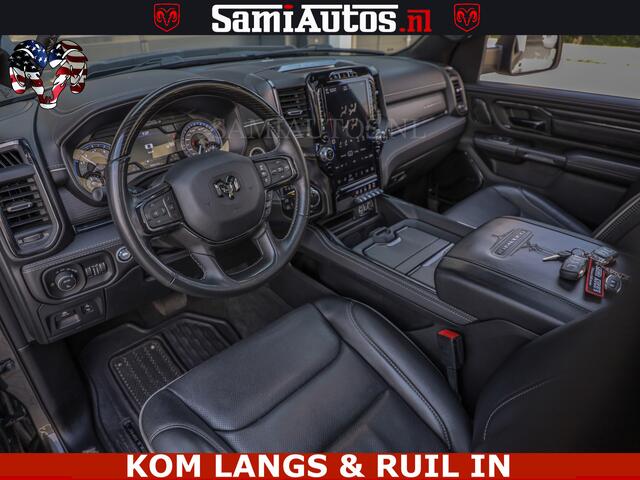 Dodge RAM PICKUP LIMITED NIGHT 5.7 V8 402PK | HUD | 4PL WHEELS | LUCHTVERING |OPEN UILAAT KLEP | BOM VOL | GRANITE CRYSTAL | DC | CREW CAB | DUBBELE CABINE | 5 PERSOONS GRIJSKENTEKEN | EERSTE EIGENAAR | TOP STAAT 44000 KM |