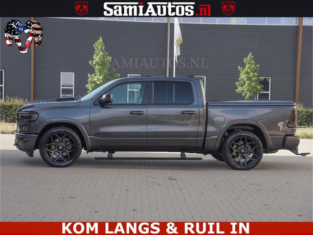 Dodge RAM PICKUP LIMITED NIGHT 5.7 V8 402PK | HUD | 4PL WHEELS | LUCHTVERING |OPEN UILAAT KLEP | BOM VOL | GRANITE CRYSTAL | DC | CREW CAB | DUBBELE CABINE | 5 PERSOONS GRIJSKENTEKEN | EERSTE EIGENAAR | TOP STAAT 44000 KM |