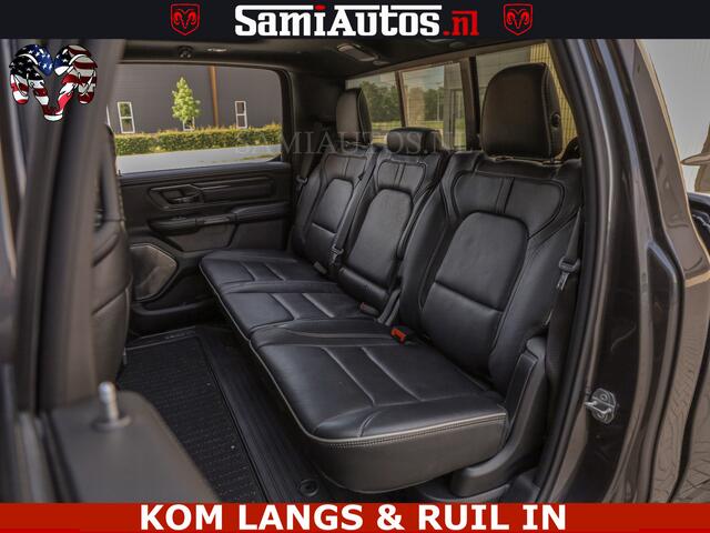 Dodge RAM PICKUP LIMITED NIGHT 5.7 V8 402PK | HUD | 4PL WHEELS | LUCHTVERING |OPEN UILAAT KLEP | BOM VOL | GRANITE CRYSTAL | DC | CREW CAB | DUBBELE CABINE | 5 PERSOONS GRIJSKENTEKEN | EERSTE EIGENAAR | TOP STAAT 44000 KM |