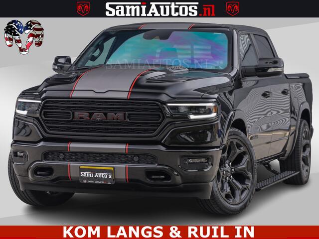 Dodge RAM PICKUP LIMITED | TRAINHORN | | HUD | UITLAATKLEP | LUCHTVERING | STRIPING | PANODAK | BOM VOL | BLAUW VOORRUIT | 5.7 V8 HEMI 402PK | DC | DUBBELE CABINE | 5 PERSOONS | GRIJSKENTEKEN PICK UP | EERSTE EIGENAAR | OPEN UITLAAT KLEP & TRAIN HORN | | De specialist in