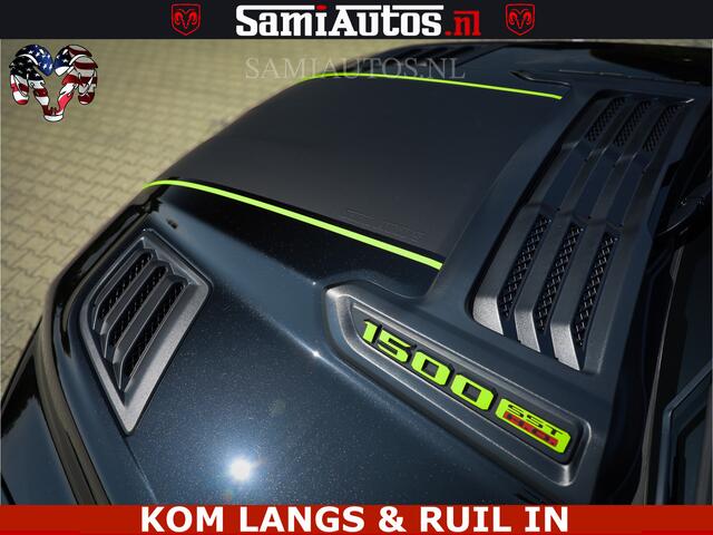 Dodge RAM PICKUP Limited Night High Output 540HP 706Nm | Massage + Full Option | De Meest Luxe en Volle Pick-Up in zijn Klasse | Comfortabele Dubbele Cabine met Royale 5 Zitplaatsen | BPM vrij | Nu Leverbaar uit Voorraad | Voorraad Nr 2300 - 7689 | De specialist in Amerik