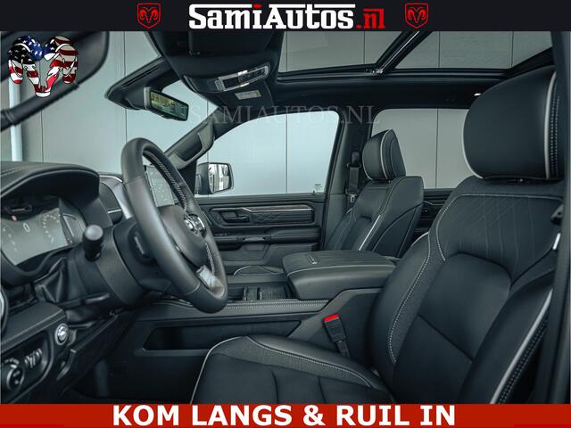 Dodge RAM PICKUP Limited H.O 540PK 706Nm | Massage + Full Option | De Meest Luxe en Volle Pick-Up in zijn Klasse | Comfortabele Dubbele Cabine met Royale 5 Zitplaatsen | BPM vrij | Nu Leverbaar uit Voorraad | Voorraad Nr 2326 - 5169 | De specialist in Amerikaanse pick-ups