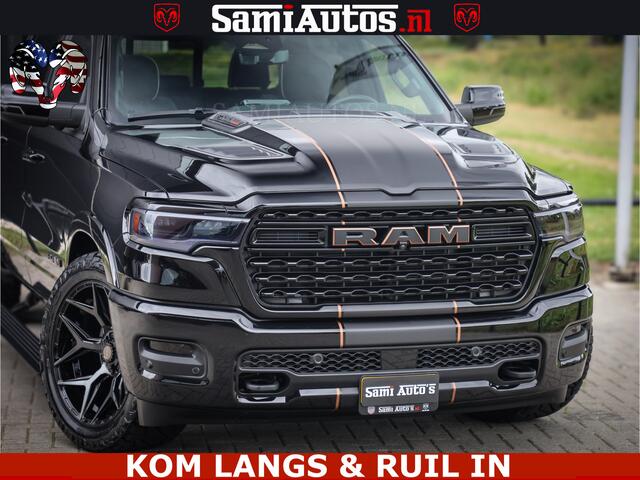 Dodge RAM PICKUP LIMITED SPORT H.O 540HP 706Nm | Massage + Full Option | De Meest Luxe en Volle Pick-Up in zijn Klasse | Comfortabele Dubbele Cabine met Royale 5 Zitplaatsen | BPM vrij | Nu Leverbaar uit Voorraad | Voorraad Nr 2355 - 5149 | De specialist in Amerikaanse pi