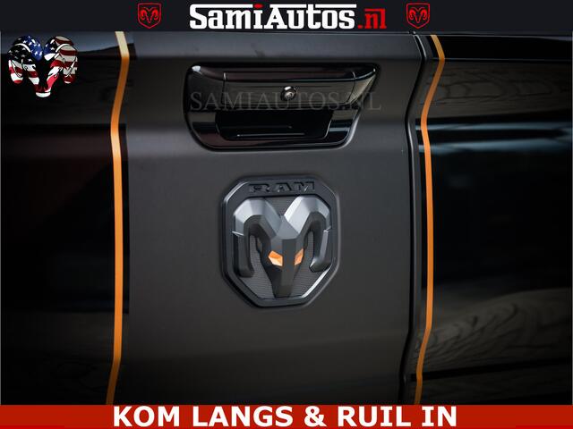 Dodge RAM PICKUP LIMITED SPORT H.O 540HP 706Nm | Massage + Full Option | De Meest Luxe en Volle Pick-Up in zijn Klasse | Comfortabele Dubbele Cabine met Royale 5 Zitplaatsen | BPM vrij | Nu Leverbaar uit Voorraad | Voorraad Nr 2355 - 5149 | De specialist in Amerikaanse pi