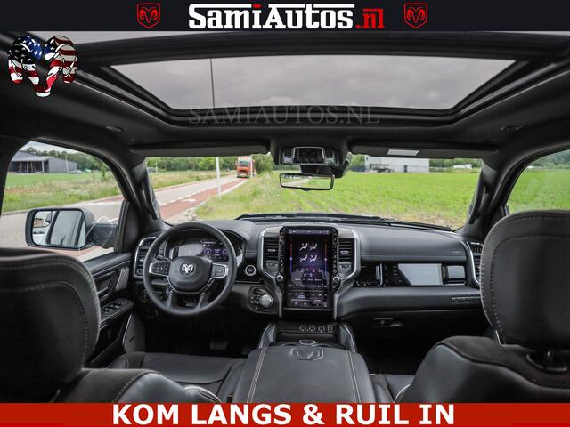 Dodge RAM PICKUP HUD | 420PK | LUCHTVERING | PANO | PASSAGIERSSCHERM | BOM EN BOM VOL | Comfortabele Dubbele Cabine met Royale 5 Zitplaatsen | DODGE RAM PREMIUM LARAMIE EDITION | Voorraad Nr 2230 - 8765 | De specialist in Amerikaanse pick-ups in Nederland en Europa.
