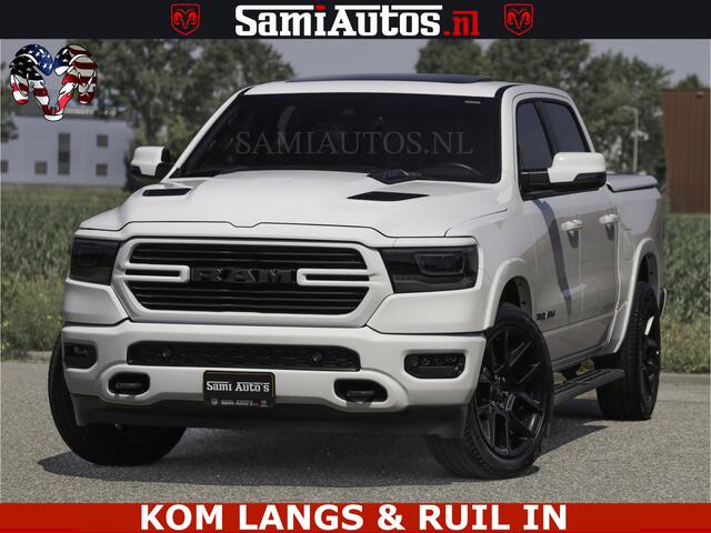 Dodge RAM PICKUP SPORT V8 5.7 402PK | Krachtige Hemi | Panorama Dak | 12' Scherm Comfortabele Dubbele Cabine met Royale 5 Zitplaatsen | NIEUW EN BPM vrij | Nu Leverbaar uit Voorraad | Nr 2529 - 1277 | De specialist in Amerikaanse pick-ups in Nederland en Europa.
