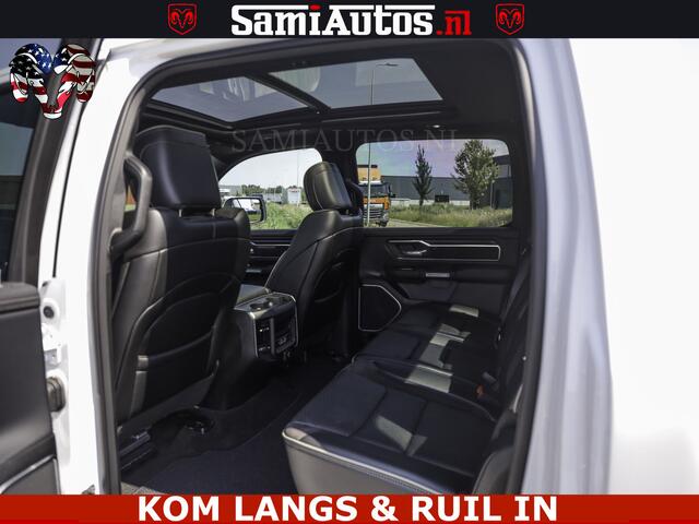 Dodge RAM PICKUP SPORT V8 5.7 402PK | Krachtige Hemi | Panorama Dak | 12' Scherm Comfortabele Dubbele Cabine met Royale 5 Zitplaatsen | NIEUW EN BPM vrij | Nu Leverbaar uit Voorraad | Nr 2529 - 1277 | De specialist in Amerikaanse pick-ups in Nederland en Europa.