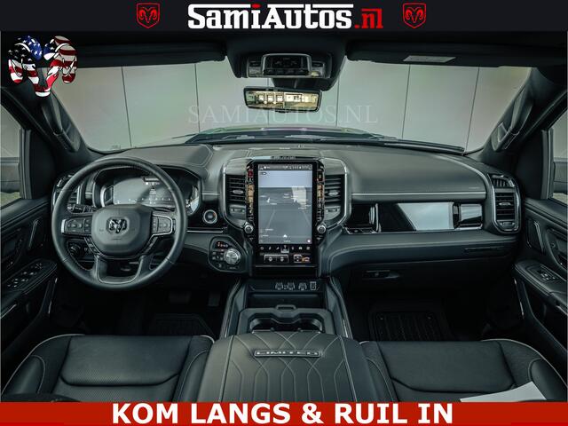 Dodge RAM PICKUP Limited Night H.O 540HP 706Nm | Massage + Full Option | De Meest Luxe en Volle Pick-Up in zijn Klasse | Comfortabele Dubbele Cabine met Royale 5 Zitplaatsen | BPM vrij | Nu Leverbaar uit Voorraad | Voorraad Nr 2328 - 5157 | De specialist in Amerikaanse p