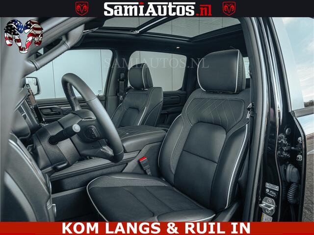 Dodge RAM PICKUP Limited Night H.O 540HP 706Nm | Massage + Full Option | De Meest Luxe en Volle Pick-Up in zijn Klasse | Comfortabele Dubbele Cabine met Royale 5 Zitplaatsen | BPM vrij | Nu Leverbaar uit Voorraad | Voorraad Nr 2328 - 5157 | De specialist in Amerikaanse p