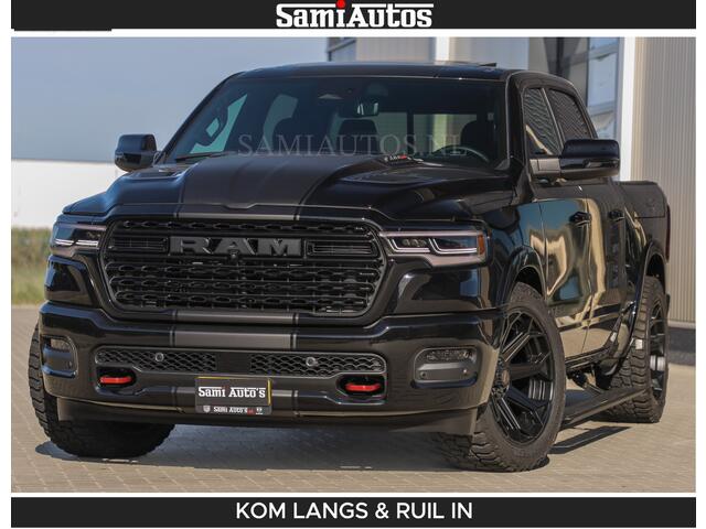 Dodge RAM PICKUP De Meest Luxe en Volle Pick-Up in zijn Klasse | Limited H.O 540HP 706Nm | Massage + Full Option | Comfortabele Dubbele Cabine met Royale 5 Zitplaatsen | BPM vrij | Nu Leverbaar uit Voorraad | Voorraad Nr 2304 - 8540 | De specialist in Amerikaanse pick-ups in Nederland en Europa.