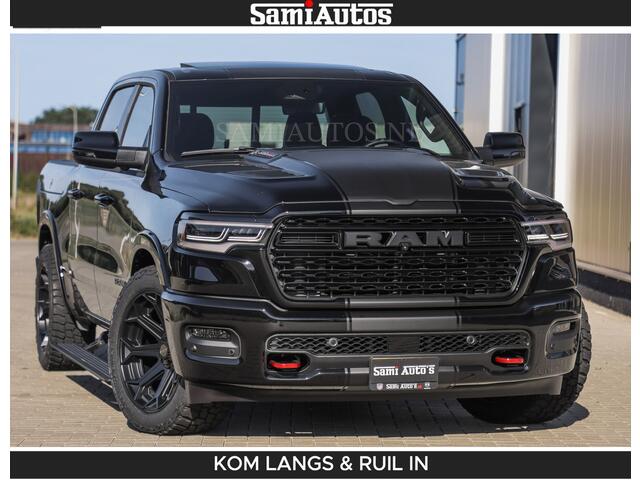 Dodge RAM PICKUP De Meest Luxe en Volle Pick-Up in zijn Klasse | Limited H.O 540HP 706Nm | Massage + Full Option | Comfortabele Dubbele Cabine met Royale 5 Zitplaatsen | BPM vrij | Nu Leverbaar uit Voorraad | Voorraad Nr 2304 - 8540 | De specialist in Amerikaanse pick-ups in Nederland en Europa.