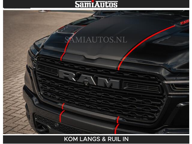 Dodge RAM PICKUP HULK PACK | Limited 540 PK | Massage + Full Option | De Meest Luxe en Volle Pick-Up in zijn Klasse | Hulk Pack is meer prijs | Comfortabele Dubbele Cabine met Royale 5 Zitplaatsen | BPM vrij | Nu Leverbaar uit Voorraad | Voorraad Nr 2357 - 5182 | De specialist in Amerikaanse pick-ups in Nederland en Europa.