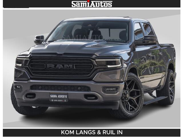 Dodge RAM PICKUP LIMITED 5.7 V8 402PK | HUD | 4PL WHEELS | LUCHTVERING |OPEN UILAAT KLEP | BOM VOL | GRANITE CRYSTAL | DC | CREW CAB | DUBBELE CABINE | 5 PERSOONS GRIJSKENTEKEN | EERSTE EIGENAAR | TOP STAAT 44000 KM |
