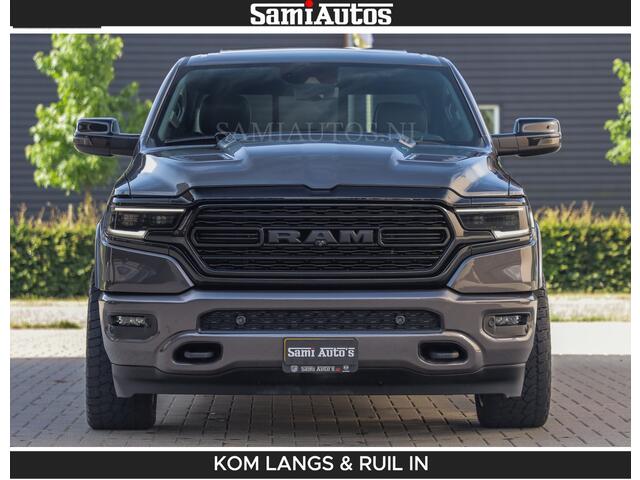 Dodge RAM PICKUP LIMITED 5.7 V8 402PK | HUD | 4PL WHEELS | LUCHTVERING |OPEN UILAAT KLEP | BOM VOL | GRANITE CRYSTAL | DC | CREW CAB | DUBBELE CABINE | 5 PERSOONS GRIJSKENTEKEN | EERSTE EIGENAAR | TOP STAAT 44000 KM |